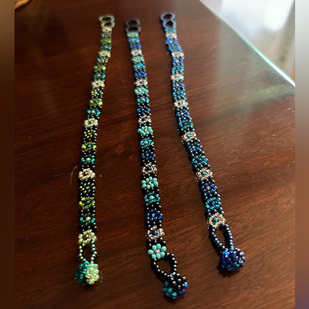 Set of 3 Beaded Bracelets